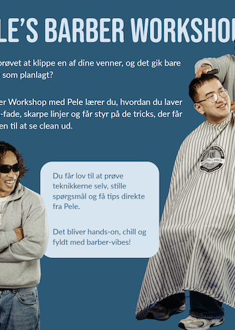 PELE'S BARBER WORKSHOP - Klik for at tilmelde dig