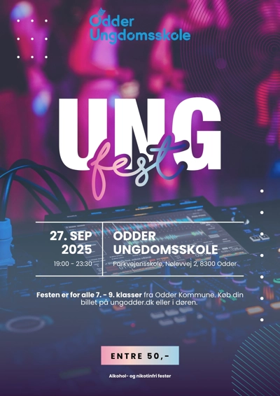 Ungfest plakat
